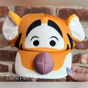 2025 Disney Parks Winnie the Pooh TIGGER Foam Mesh Adult Baseball Hat NEW